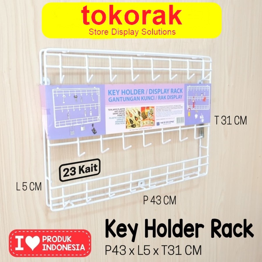 RAK GANTUNGAN KUNCI RACK KEY HOLDER MODELLINE RUMAH MOTOR KANTOR