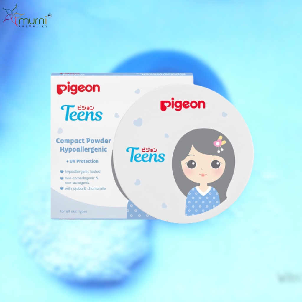 [[ BIRU ]] PIGEON TEENS COMPACT POWDER HYPOALLERGENIC