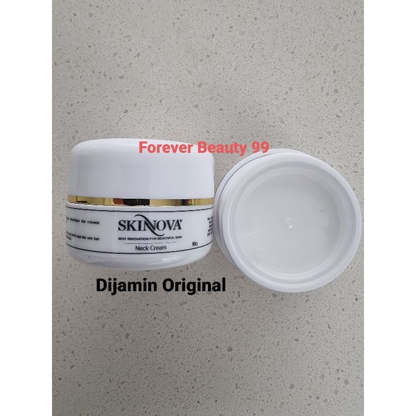 Skinnova Neck Cream - krim pelembab pemutih pencerah & pengencang leher - skinova