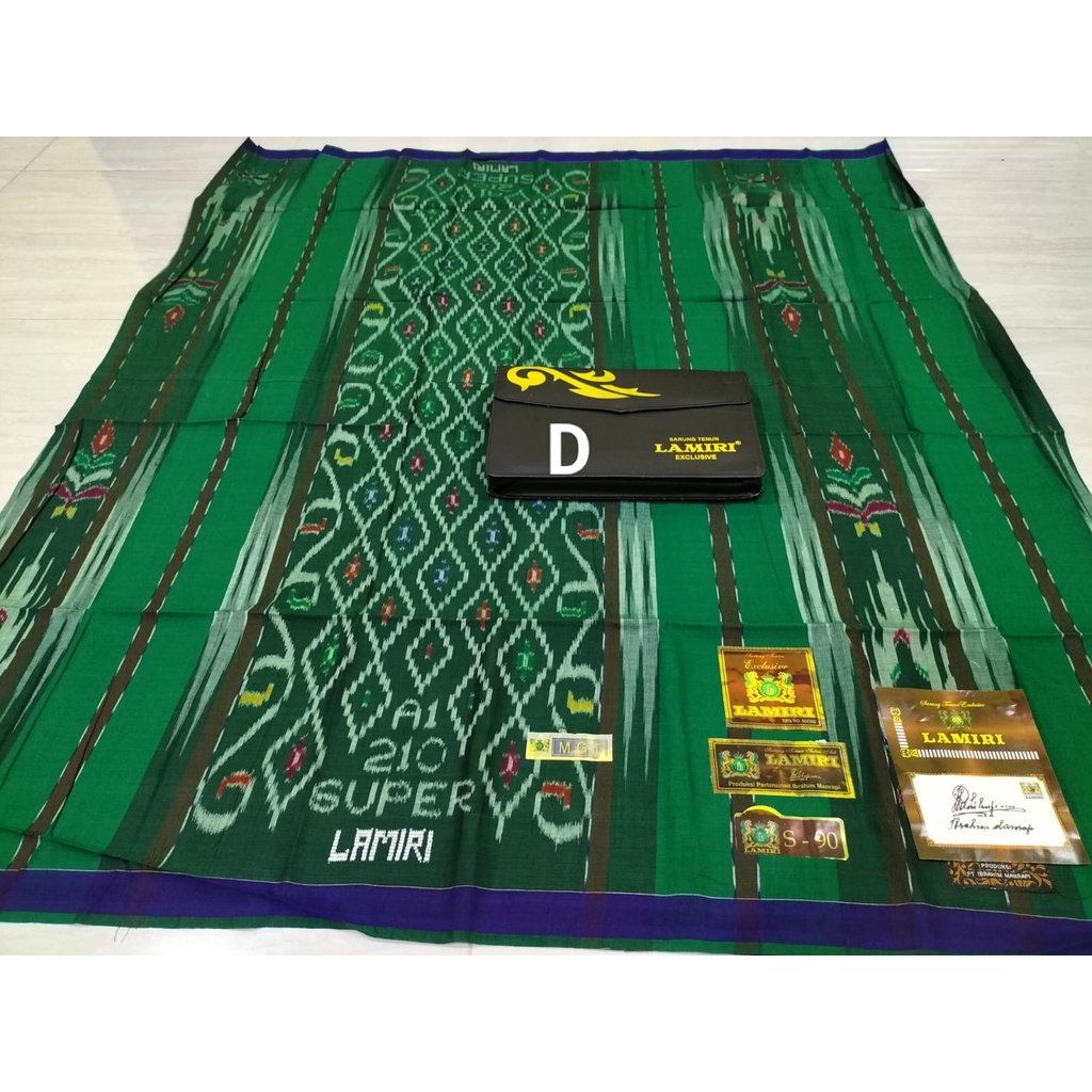 Sarung Lamiri MGT EXCLUSIVE SUPER Sutra 50% Limited Edition Warna Hijau