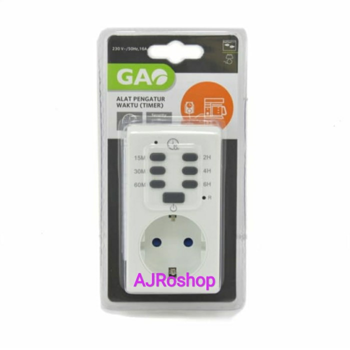 GAO Stop Kontak Timer Manual