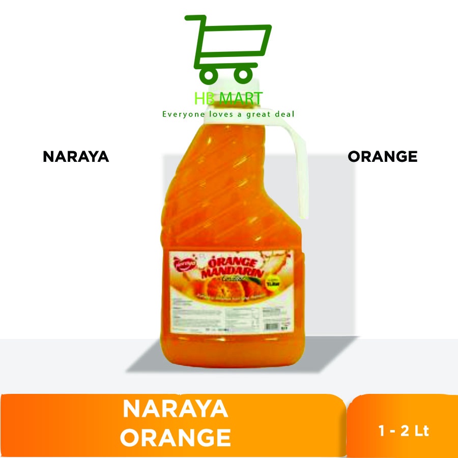 

NARAYA SYRUP SIRUP CORDIAL BOTOL 1 LITER LYCHEE LECI / MANDARI ORANGE