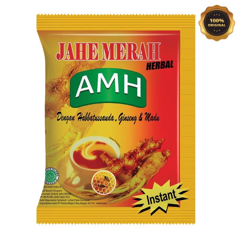 

JAHE MERAH AMH MINUMAN SERBUK SACHET