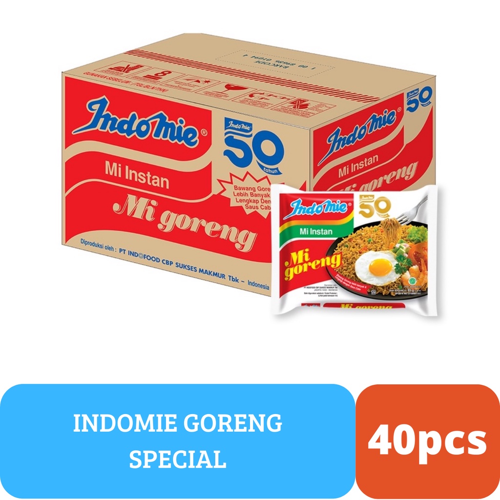 

Indomie Goreng 1 Dus Goreng Spesial Isi 40 Pcs