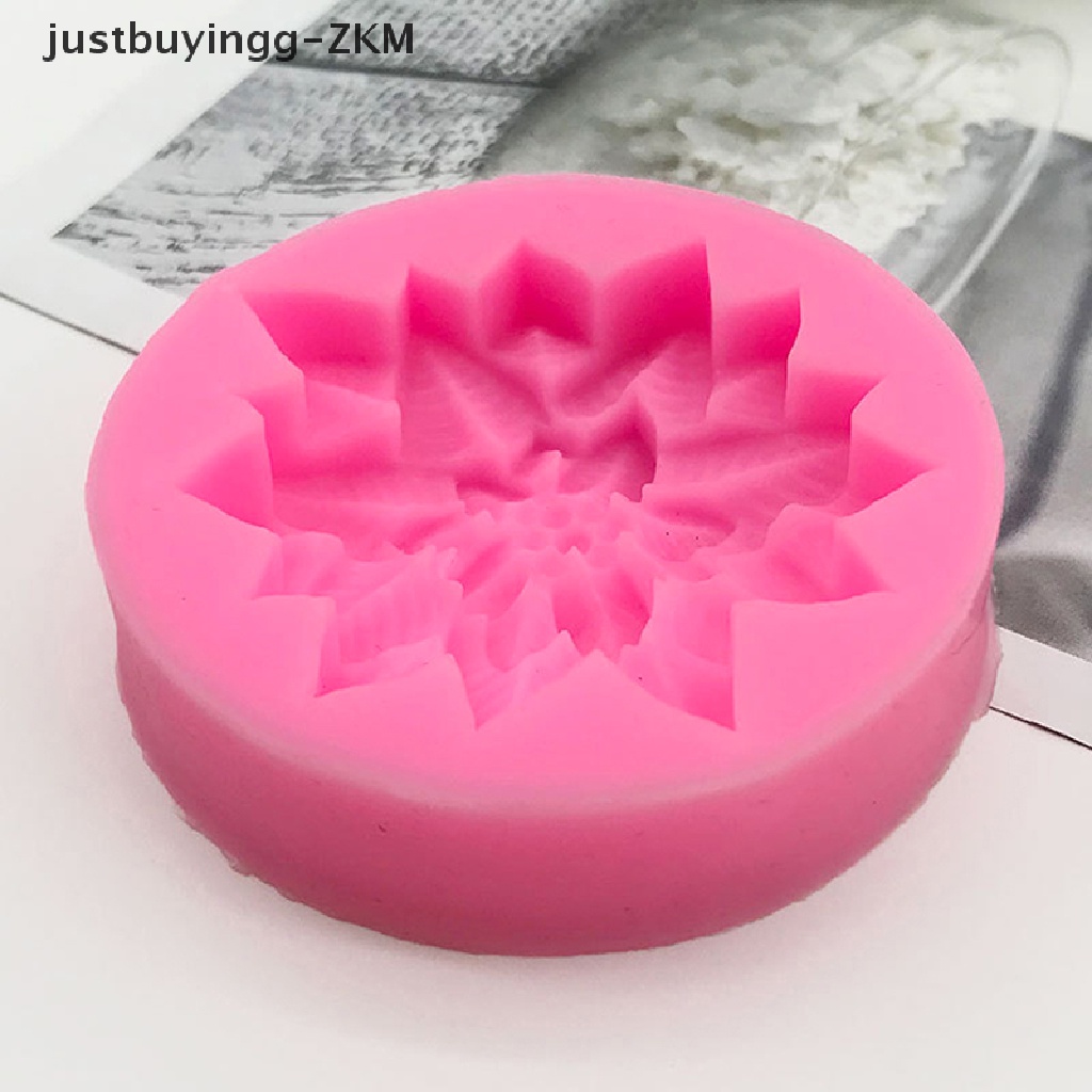 Alat Cetakan Kue Bentuk Daun Bunga Bahan Silikon Untuk Dekorasi