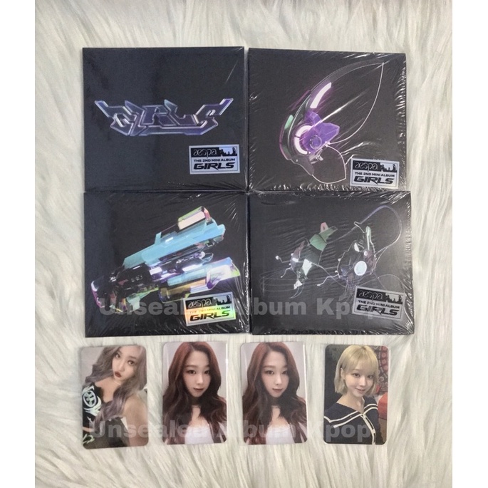 (Sealed) (No poster) Aespa - Girls Album Digipack Mumo R1 round 1 kwangya real world giselle winter 