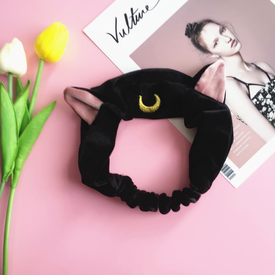 SMHB sailormoon luna artemis cat hair band headband