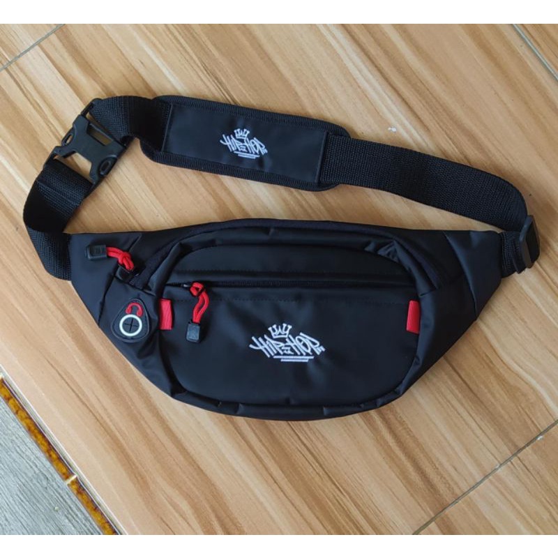 Tas Waistbag pria pinggang dan bahu bisa selempang keren the north face