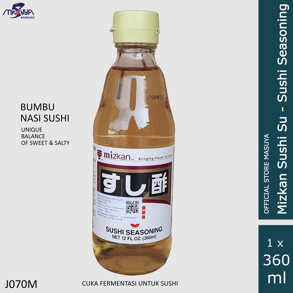 

Mizkan Sushi Su Seasoning 360 ml Cuka Fermentasi untuk Sushi