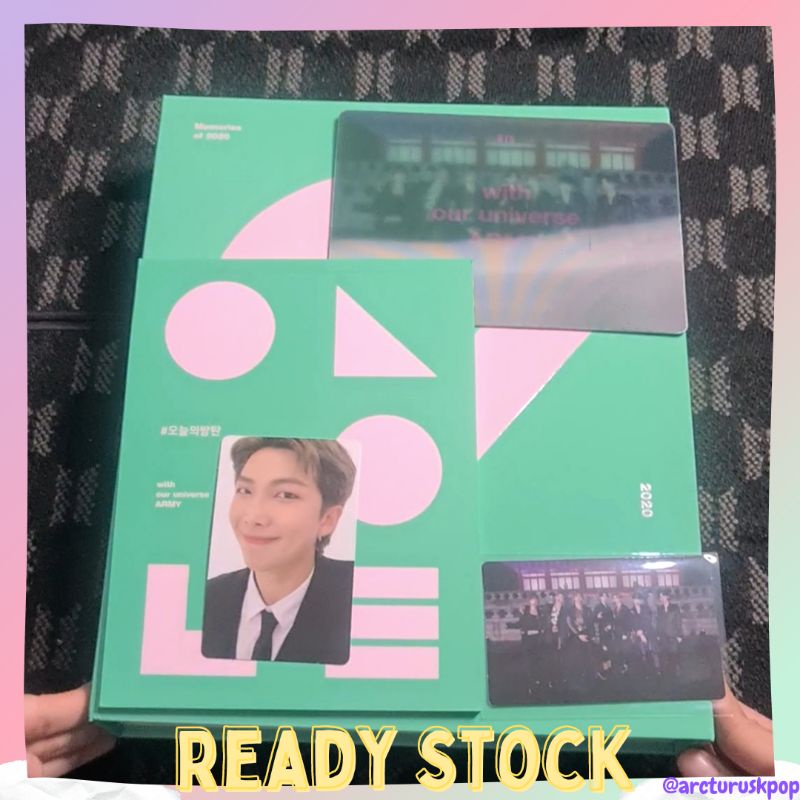 [READY STOCK] UNSEALED BTS MEMORIES 2020 + NAMJOON RM PHOTOCARD + POB WEVERSE