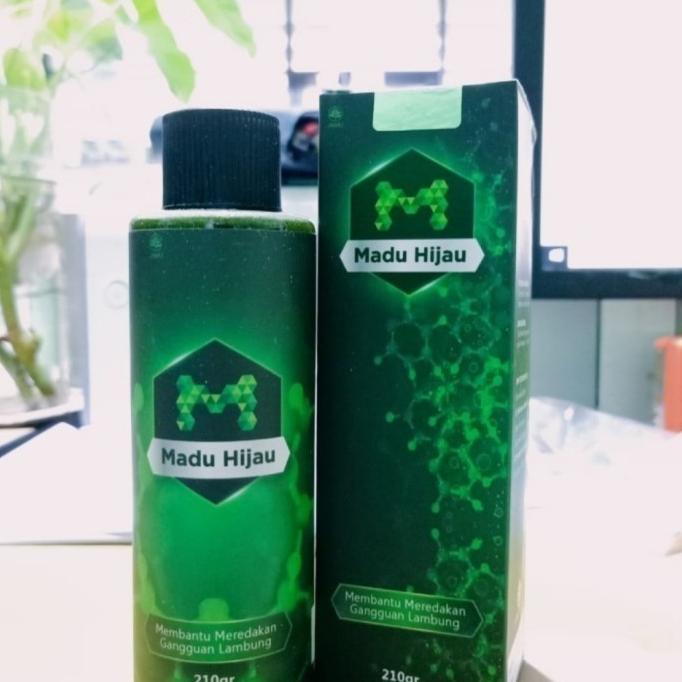 madu asli 210 gr obat herbal asam lambung maag original hijau