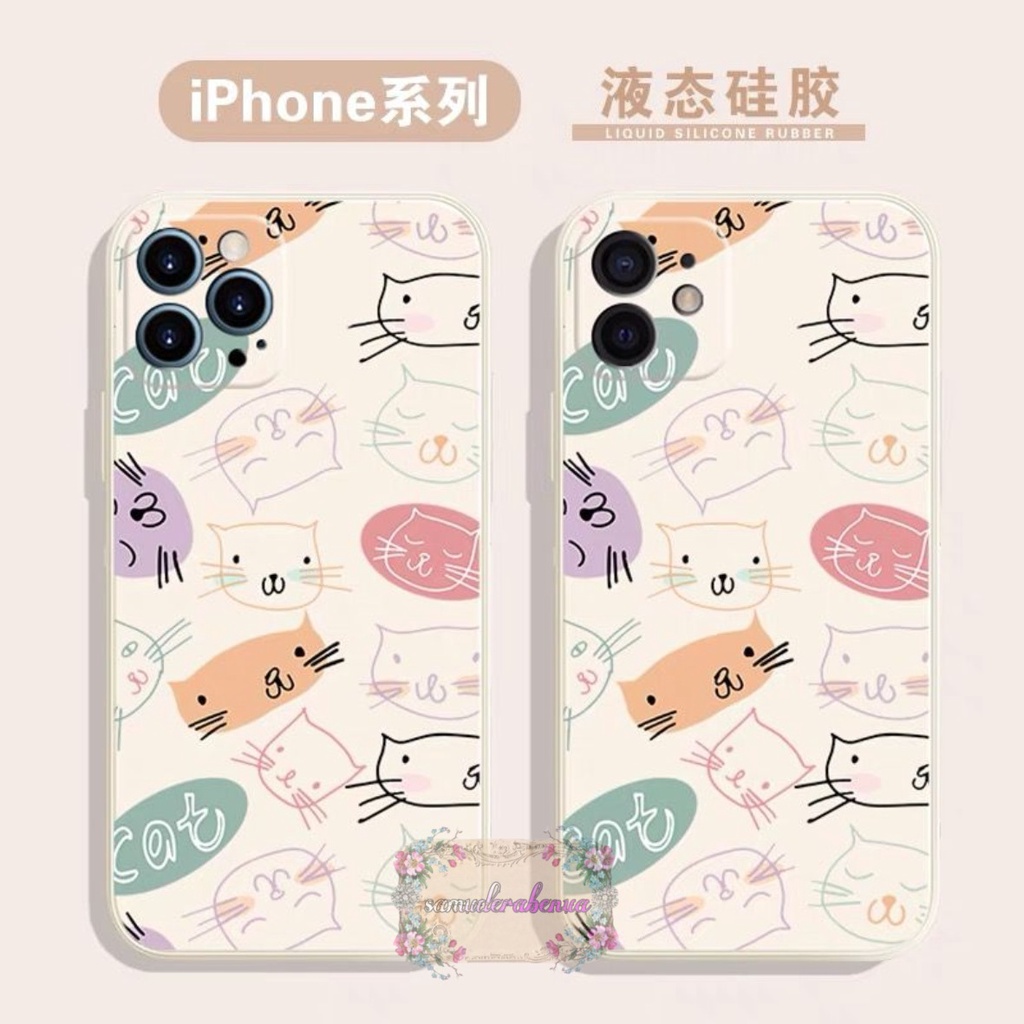 SS109 SOFTCASE MOTIF CUTE CAT SAMSUNG A04 A04E J2 PRIME GRAND PRIME A02S A03S A03 CORE A10 A10S M01S A12 M12 SB4241