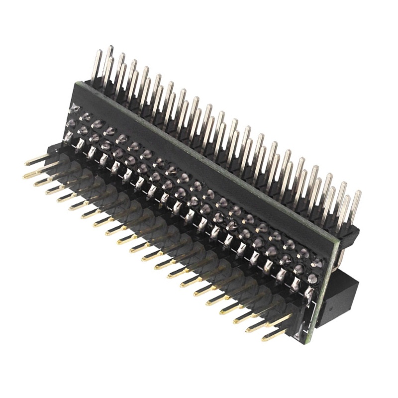 Zzz Papan Ekspansi Konektor Micro 2x20-pin Untuk Raspberry Pi 40-pin GPIO 1 Ke 2