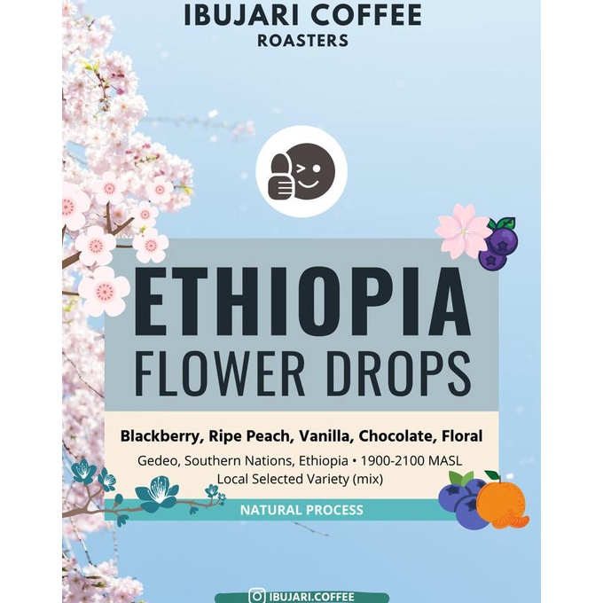 

BAYAR DITEMPAT Kopi Ethiopia Flower Drops Single Origin Filter Coffee /KOPI RUBE/KOPI KAPAL API/KOPI SLB/KOPI PEJUANG/KOPI BUBUK