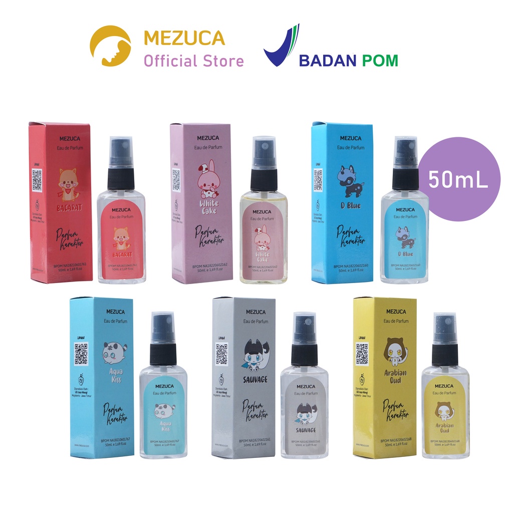 MEZUCA Limited Edition Parfum Karakter 50ml Spray BPOM Inspired Perfume