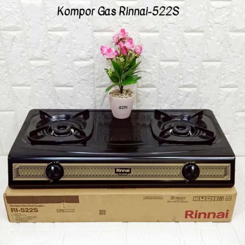 KOMPOR GAS RINNAI 2TUNGKU/KOMPOR RINNAI/KOMPOR GAS/KOMPOR 2 TUNGKU