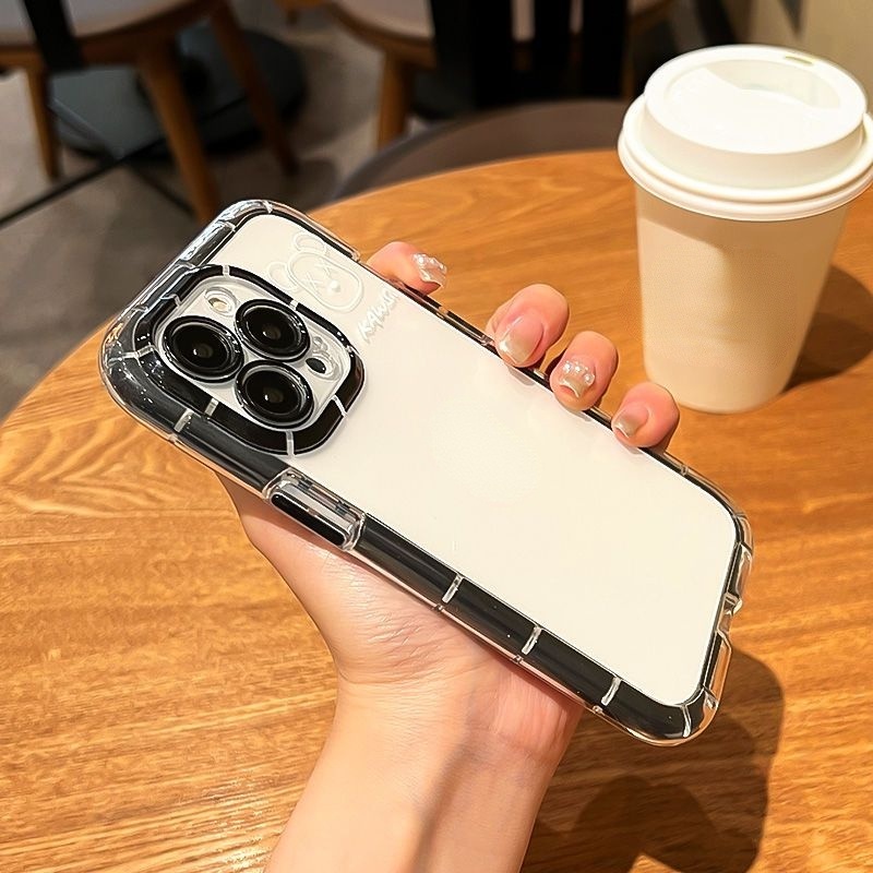 Case Luminous Motif Beruang Untuk iPhone 12 13 11 Pro Max X Xs Max Xr Juhhh