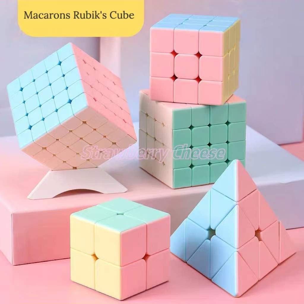 rubik 4x4 rubik 5x5 Macaron  Barang baru Original Grosir Termurah Rubik Stickerless