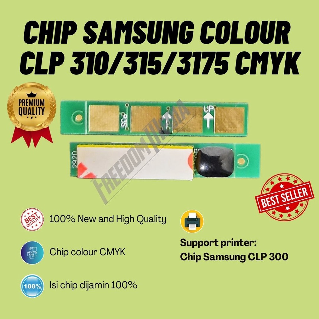 Chip Samsung CLP 310 315 Cyan Magenta Yellow Black