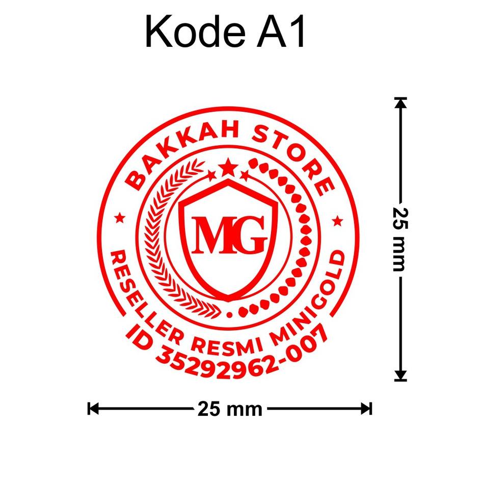 

[AN3] Stempel Flash untuk reseller MiniGold Custom Free Design 2020 Promo Gila