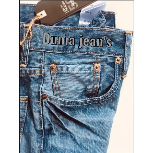 DJ //CELANA lvs BAHAN JEANS /CELANA PANJANG PRIA MASA KINI