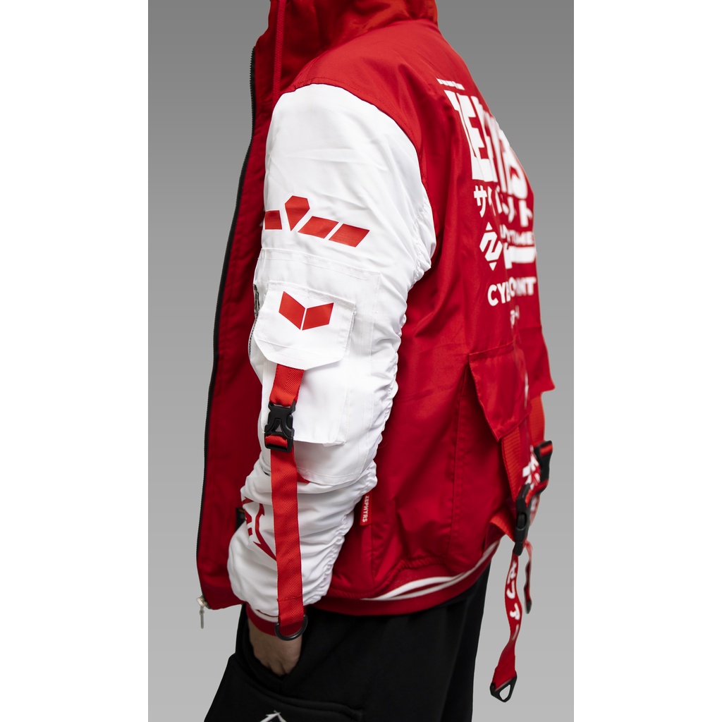 ZIPPER  CYBER STREET RED ZEPHYRS