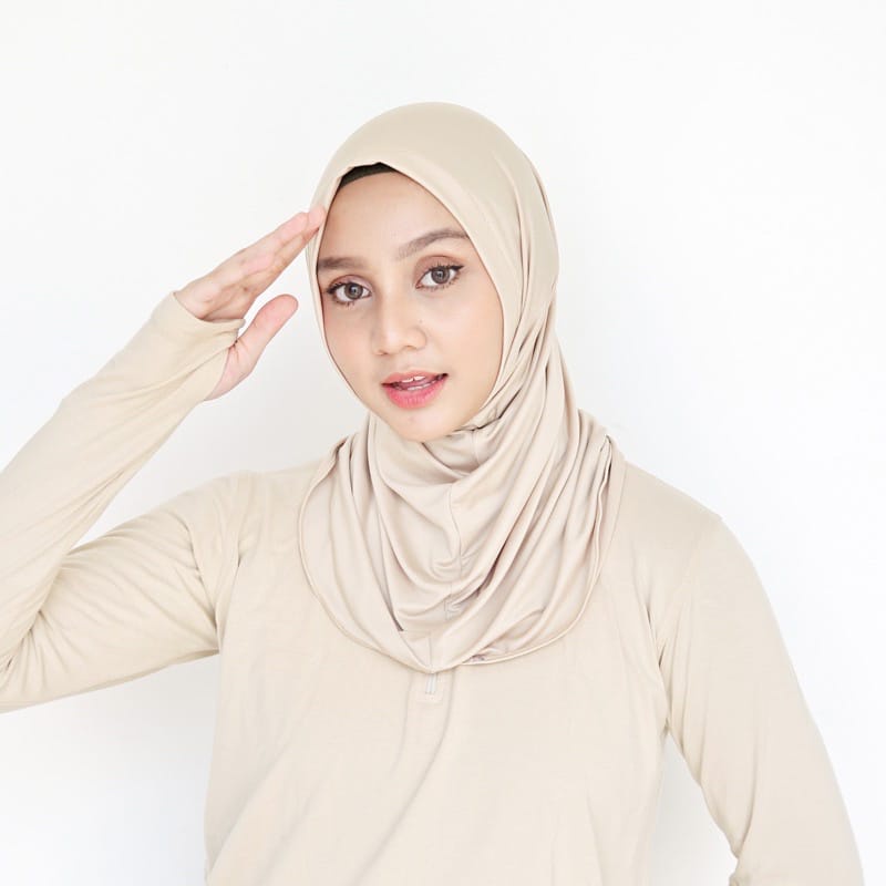 Zara Hijab Bergo Sport Jersey