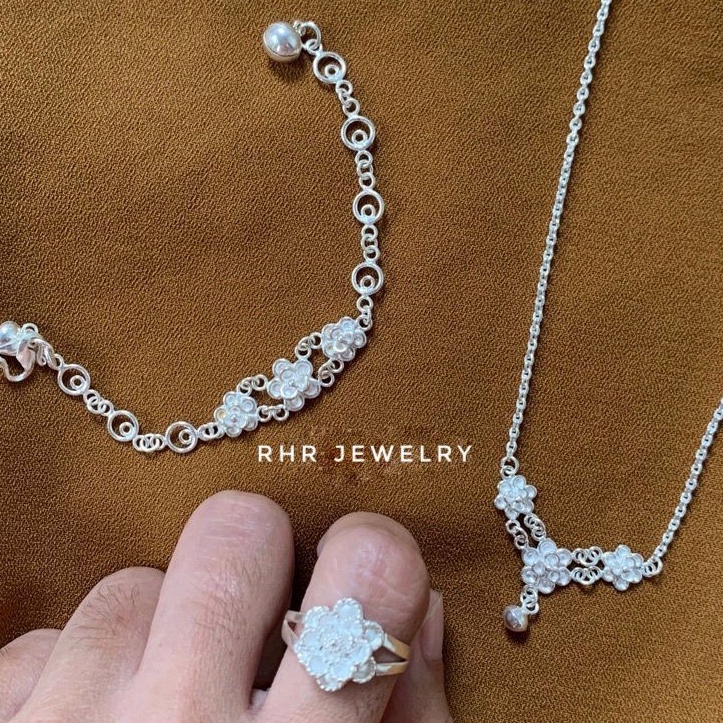 Set Perhiasan Perak99% Dewasa RHR440