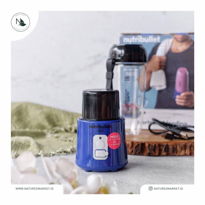 

Nutribullet Go Blender Portable Blue 385 ml