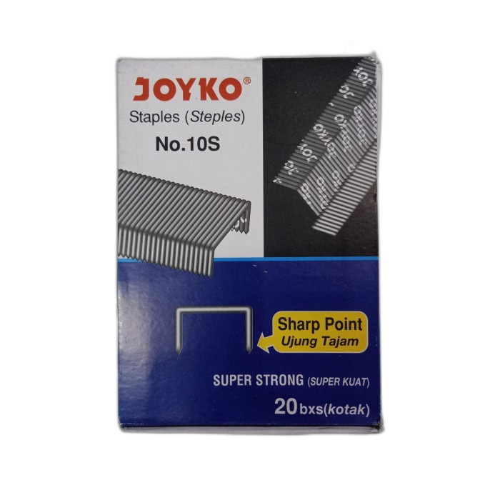 

Staples Joyko No 10S ( Super Strong ) / 1 Pack Isi 20 Kotak