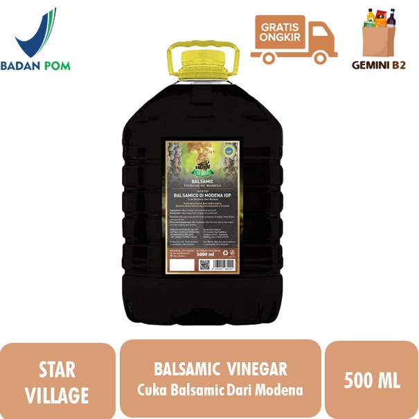 

Star Village Balsamic Vinegar Of Modena Cuka Anggur Balsamic 5000 ML
