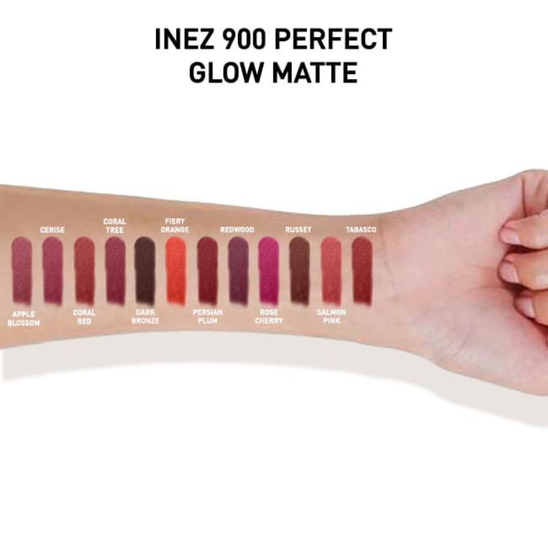 Inez 900 Perfect Glow Matte Lipstick