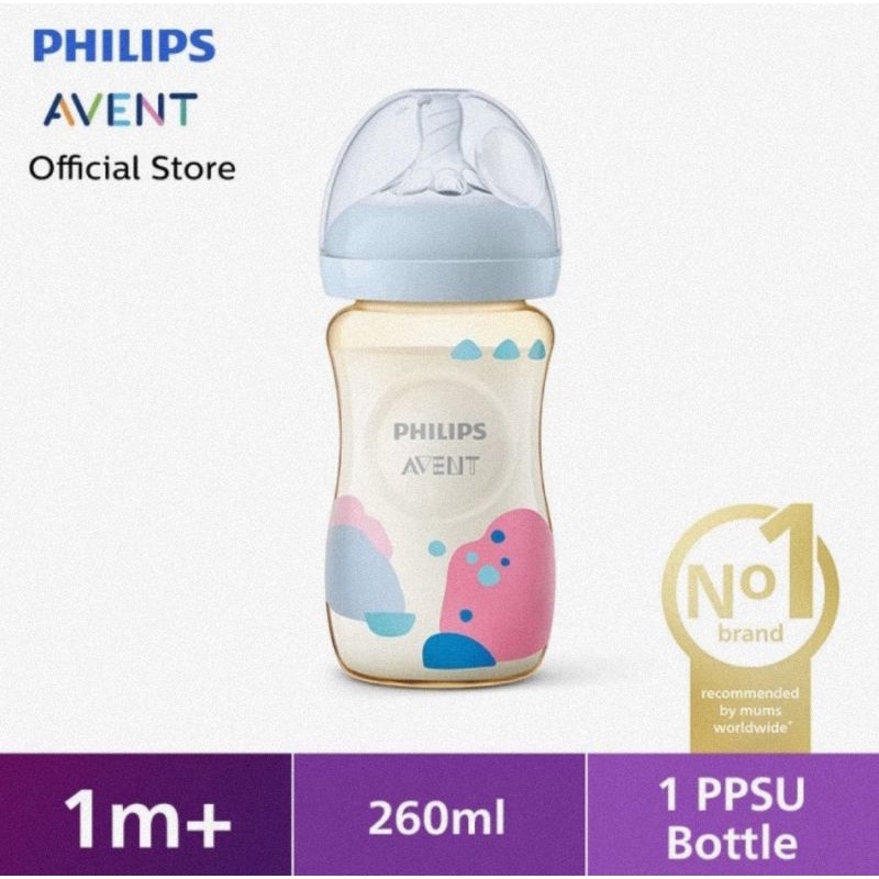 Philips Avent Natural PPSU Bottle 260 ml Single Pack - Botol Susu Bayi