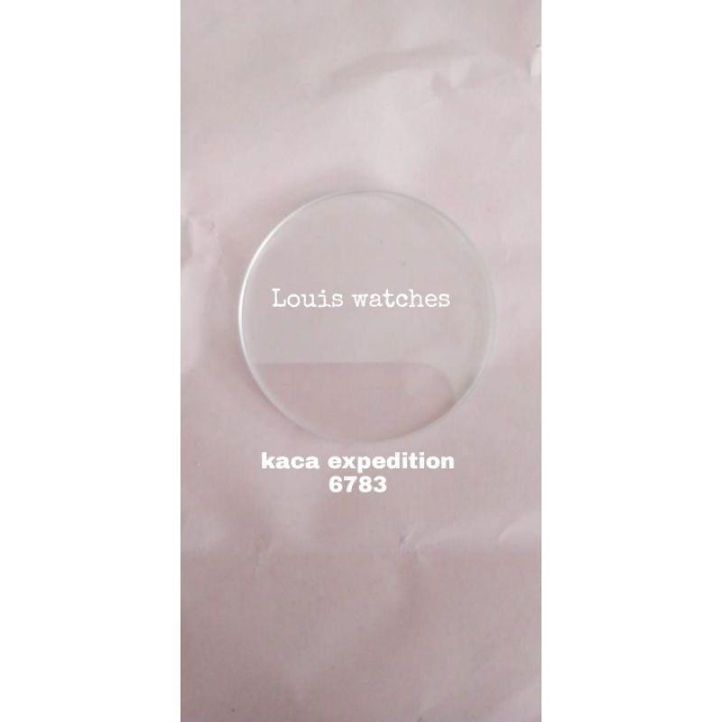 kaca jam tangan expedition 6783 original