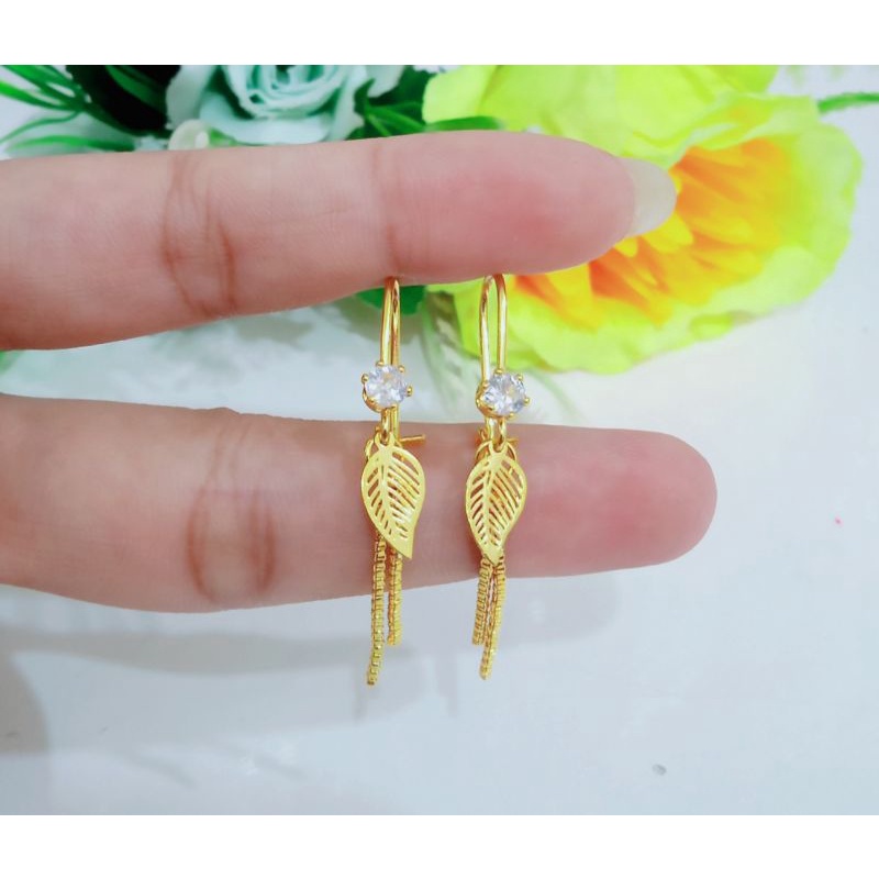 ANTING DESI JURAY PERMATA SATU AKSESORIS LAPIS EMAS 24K