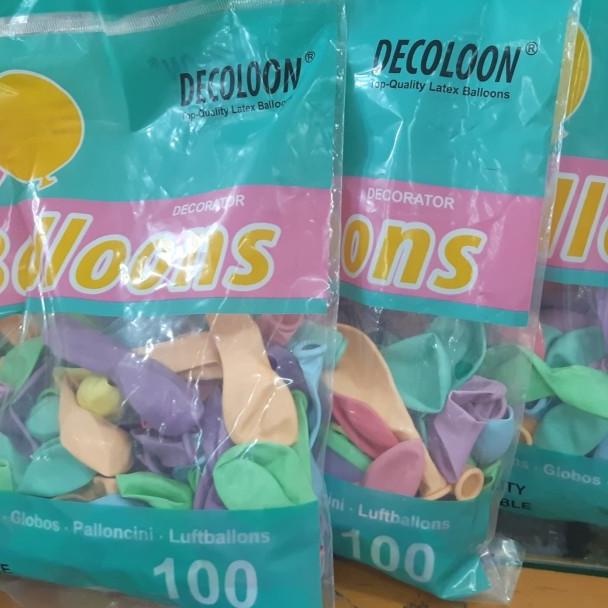 Balon Latex Pastel 5inch / Balon Macaron isi 100bh - Pink