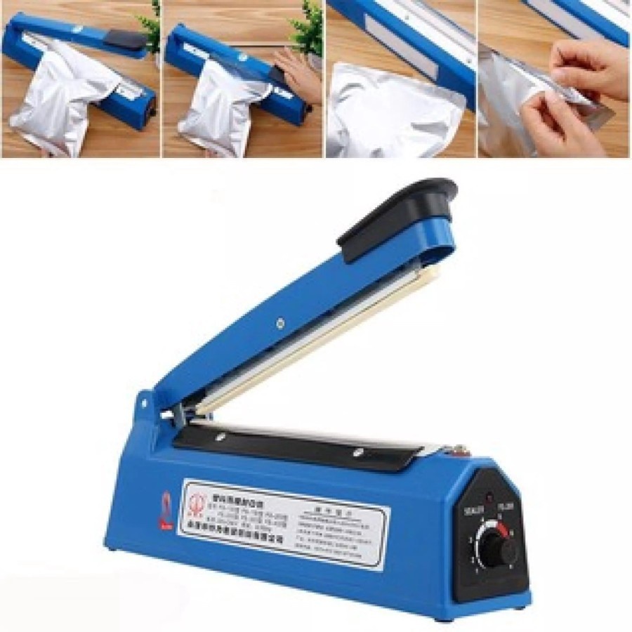 Impulse Sealer 20cm Omicko Alat Press Plastik Alat Perekat Plastik 200mm