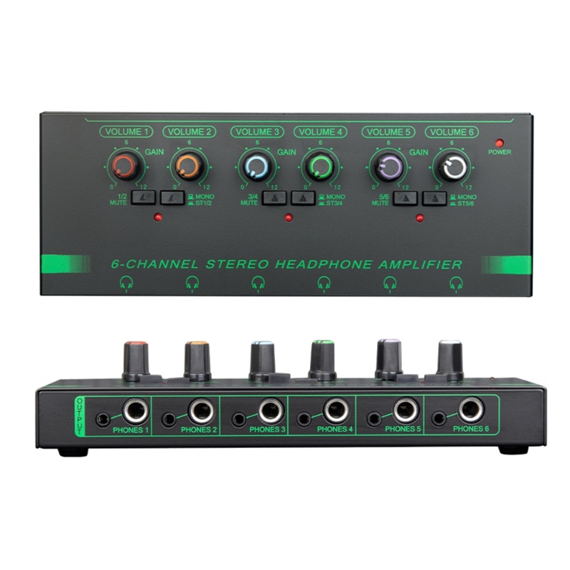 Zzz Splitter Amplifier Headphone Stereo Mini 4 / 6 Channel