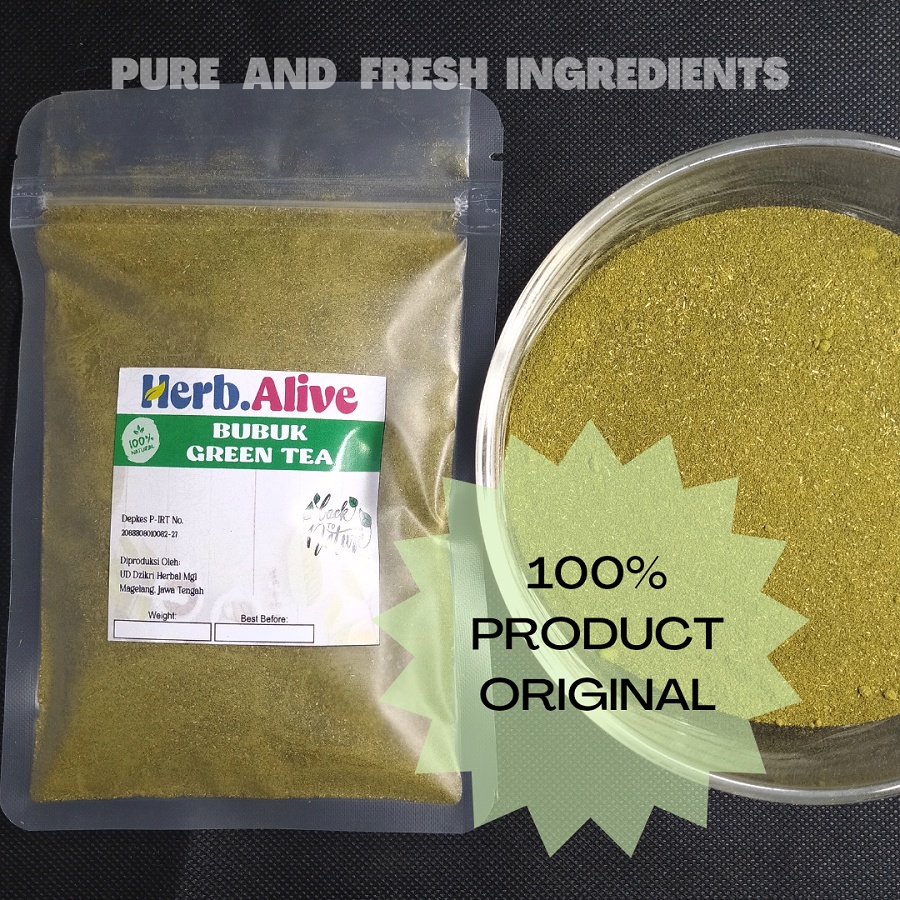 

GREEN TEA BUBUK / GREEN TEA SERBUK / GRADE A 50 - 100