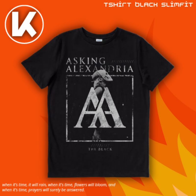 KAOS BAND ASKING ALEXANDRIA THE BLACK | KAOS | T SHIRT | ASKING ALEXANDRIA