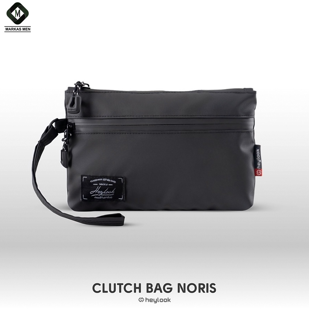 HEYLOOK NORIS - Clutch Bag Pria - Hand Bag Pria Waterproof