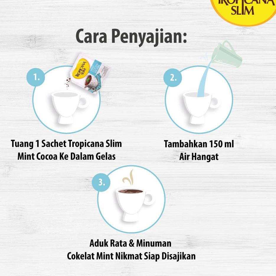 

Coded2D7p--Triple Pack Tropicana Slim Mint Cocoa (4 Sch)- Minuman Cokelat Mint Nikmat Tanpa Gula Pasir