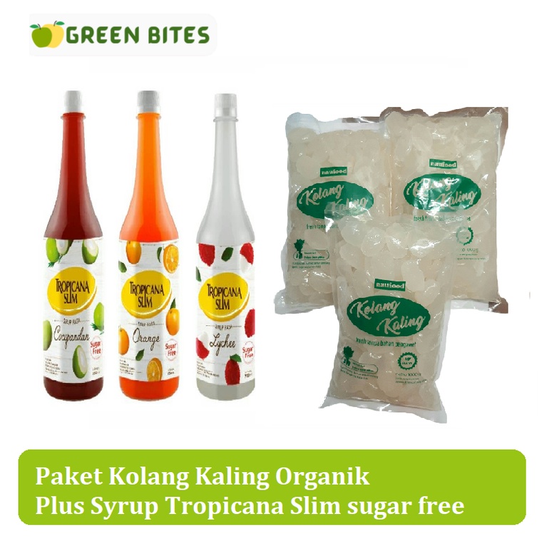 

Paket Kolang Kaling plus Syrup (Sirup) tropicana slim