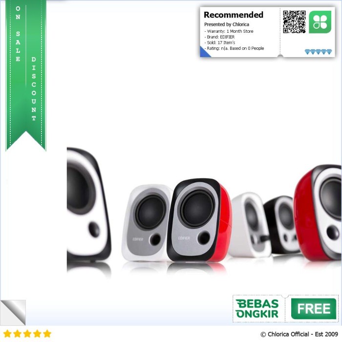Edifier Usb Powered 2.0 Speaker Set - R12U