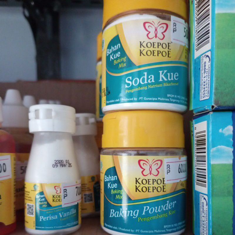 

Koepoe koepoe Bahan Kue baking mix perisa vanilla baking powder soda kue