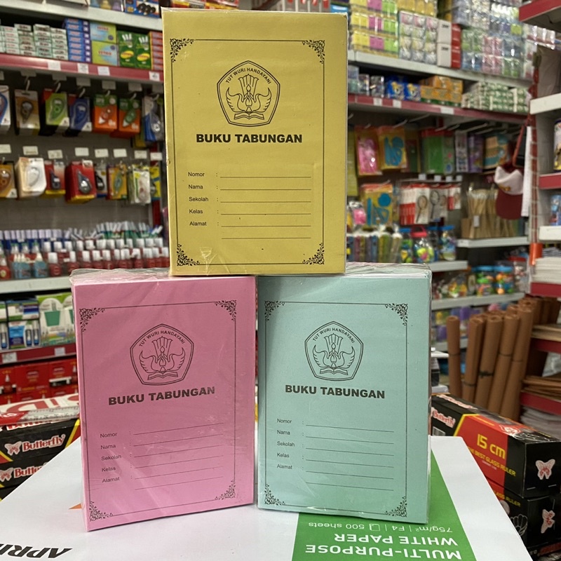 

BUKU TABUNGAN (1 PAK ISI 50PCS)
