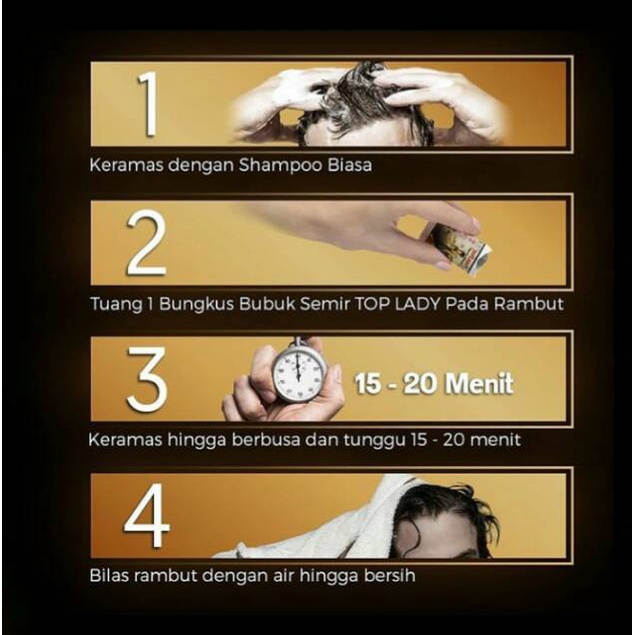 TOP LADY SEMIR RAMBUT / Hair Dye Shampoo 6 Sachet HITAM HARGA PER BOX / Shampo Semir Rambut Warna Hitam - Top Lady Black isi 6 Sachet / Top Lady Hair Dye Shampoo 6 Sachet Hitam Semir Rambut Pewarna Rambut SALE TERMURAH