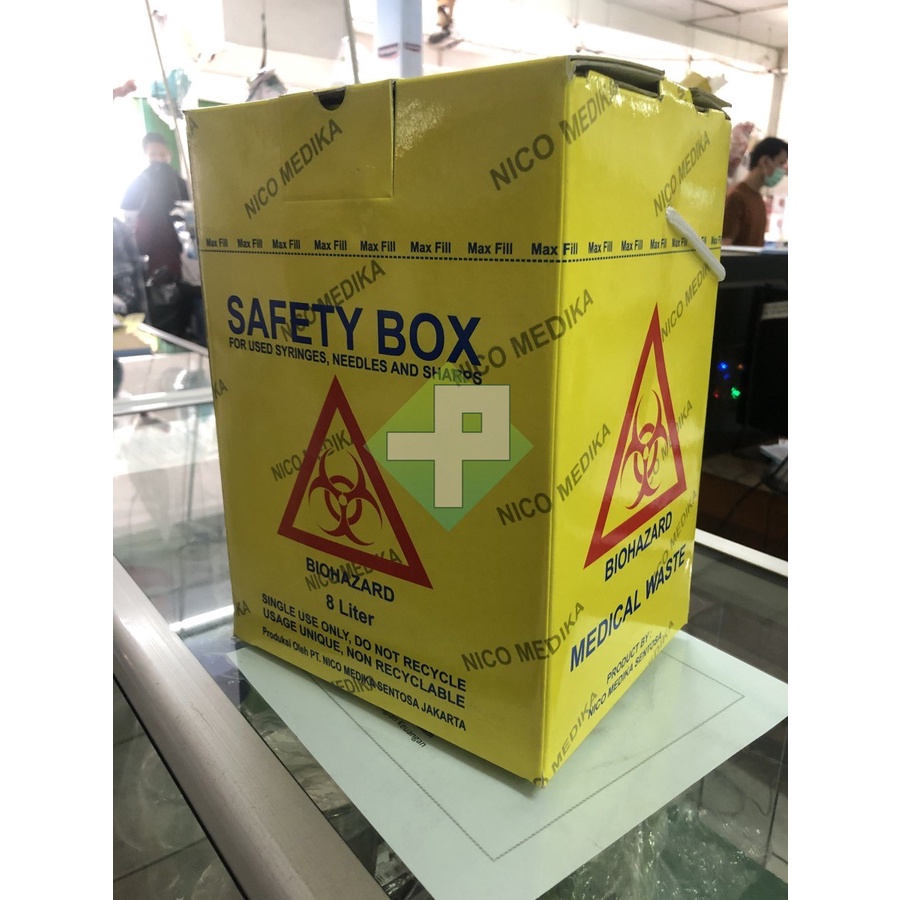 Safety Box Medis / Tempat Sampah Medis