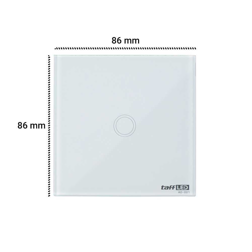 TD - SKT TaffLED Saklar Lampu Luxury Touch LED Light Panel - AO-001