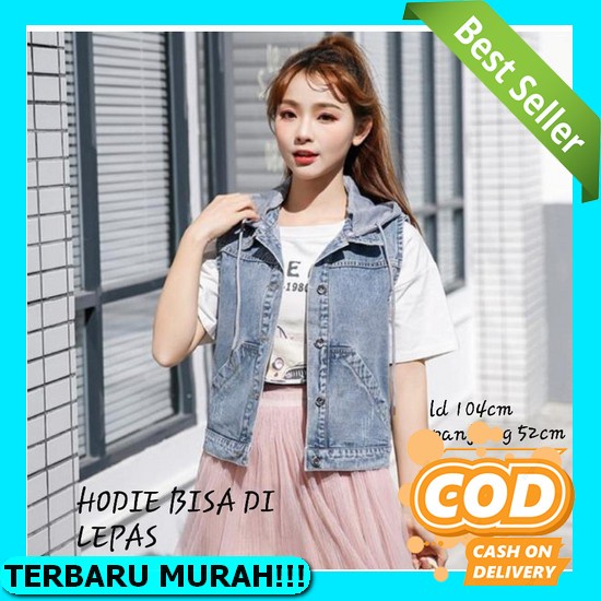 Jaket Jeans Wanita Dewasa Tanggung / Jaket Jeans Wanita Korea Oversize / Jaket Jeans Korean Style Cr